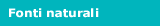 fonti naturali